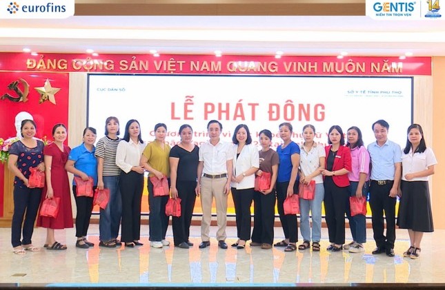 GENTIS trao tặng 100 xét nghiệm HPV - DNA miễn phí cho phụ nữ huyện Phù Ninh