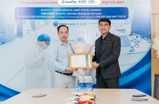 GENTIS – Đơn vị tiên phong tại Việt Nam đạt chứng nhận CAP cho xét nghiệm di truyền PGT và NIPT