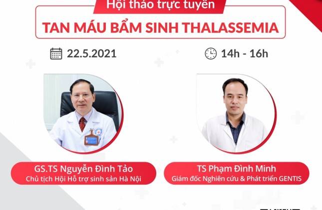 Đăng ký tham dự Hội thảo: Giải pháp nào cho người mang gen bệnh Thalassemia