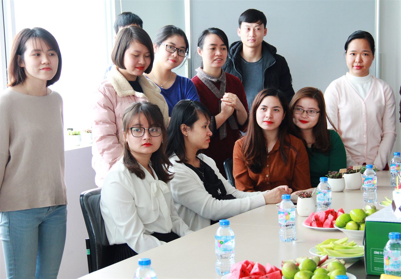 Gentis tưng bừng tổ chức giao lưu ch&agrave;o mừng 8/3