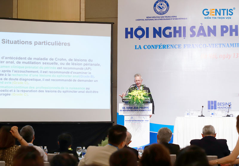Đoàn chuyên gia Sản Phụ khoa của Pháp đến thăm GENTIS
