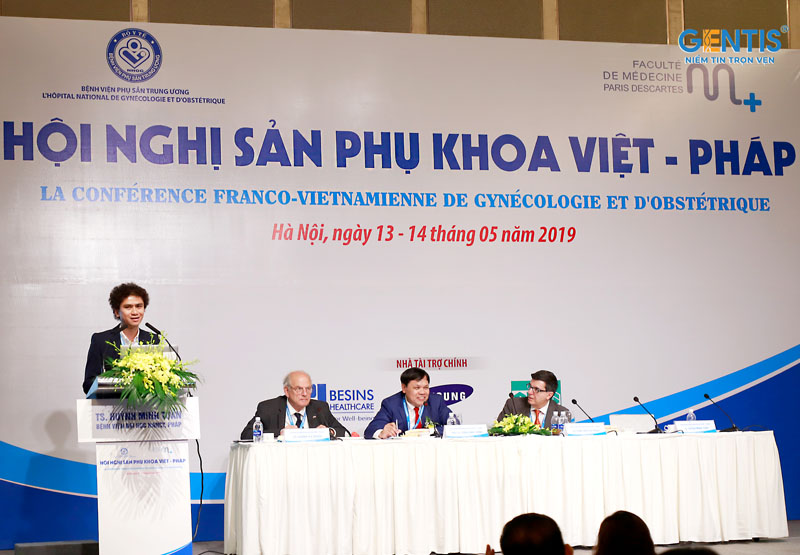 Đoàn chuyên gia Sản Phụ khoa của Pháp đến thăm GENTIS