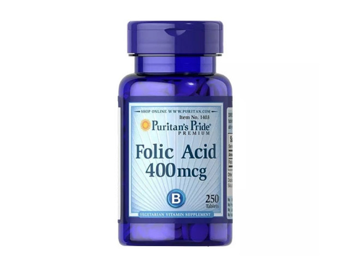 Vi&ecirc;n uống Folic Acid Puritan&rsquo;s Pride bổ sung folic acid