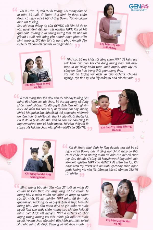 Review dịch vụ xét nghiệm NIPT tại GENTIS